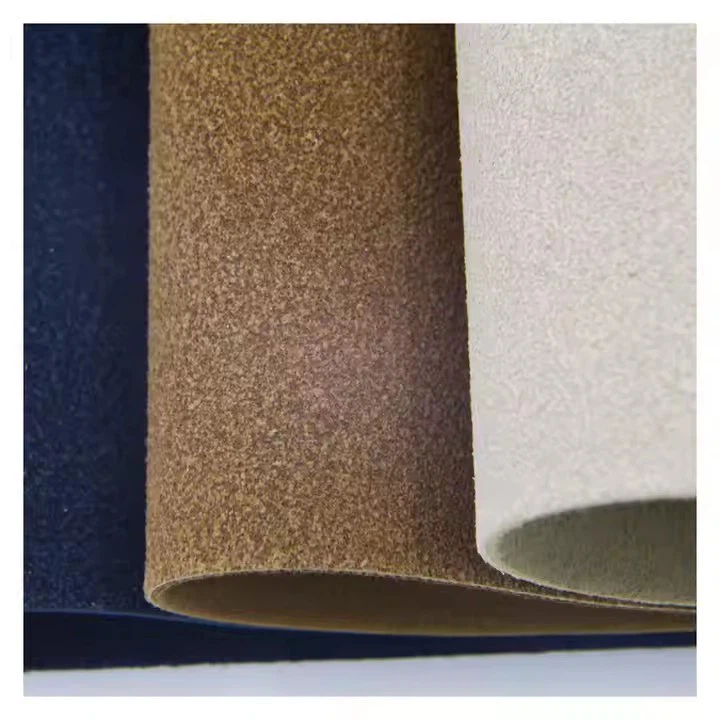 Hot Sale Flocking Backing Designer Faux Leather Pu Synthetic Leather Fabric For Shoes Making