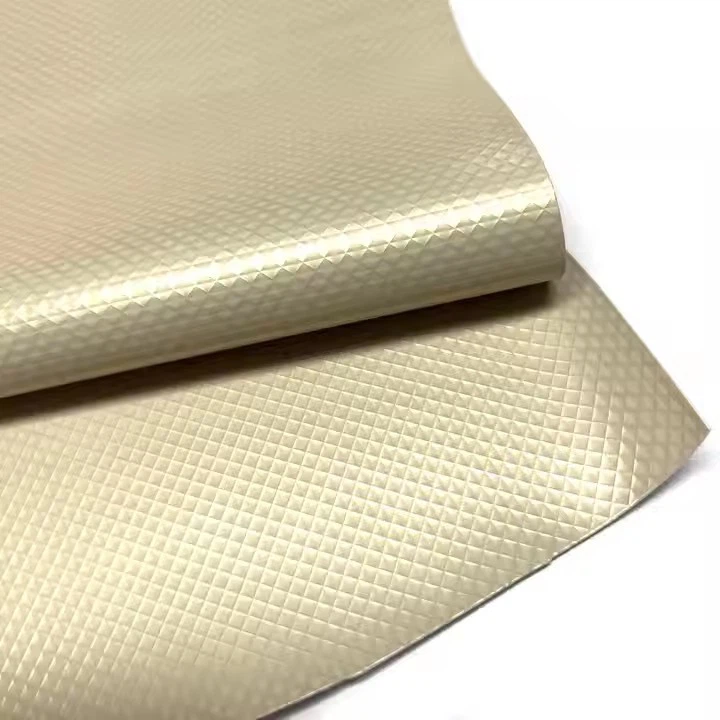 Customized Fluorescent Pattern PU Synthetic Faux Leather For Soccer Ball Football Toy Ball