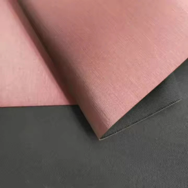 Pu Leather Rain Design Elastic Knitted Backing Fabric Water-resistance Faux Leather Material
