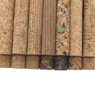 Portugali puun viljavärinen korkki PU -nahka PVC -kangasmateriaali CoverDiy AcjektiesHandBaglipingin valmistukseen