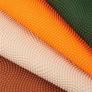 PVC -koripallojyväoksin kohokuvioidut keinotekoinen synteettinen nahka pallalaukun turvaistuimille koristelevat keinotehtävää nahkaa kangasta