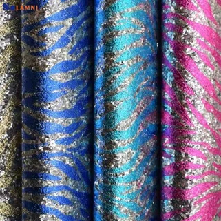 Erittäin kova paksu kimaltele tc -kangas nahka PU -materiaali kengille